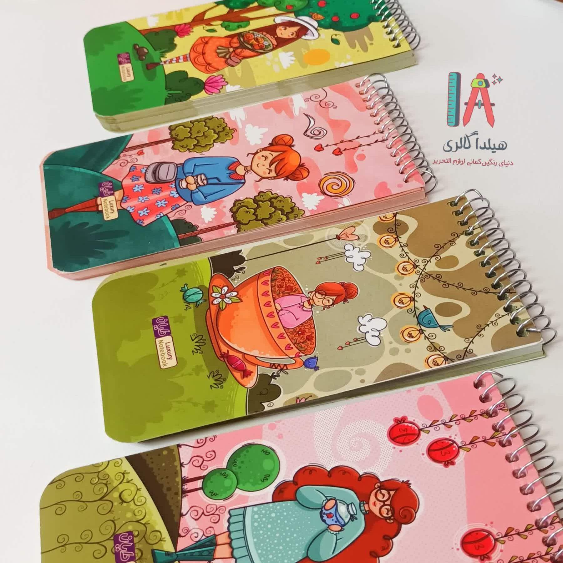 دفترچه یادداشت  فانتزی حاشیه دار دایان طرح امیلی