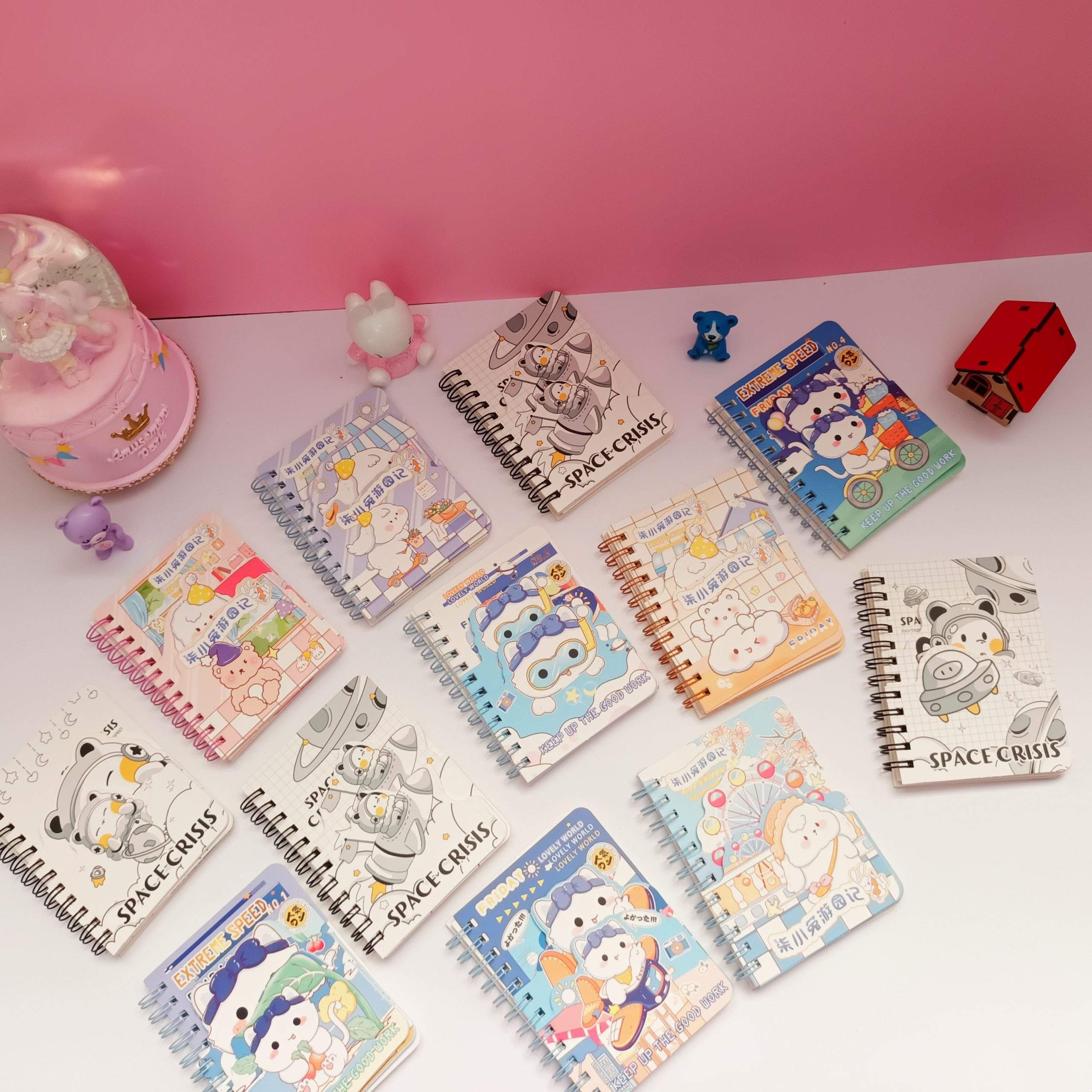 دفترچه یادداشت فانتزی 3 فاز طرحدار ، سه دفترچه دریک دفترچه